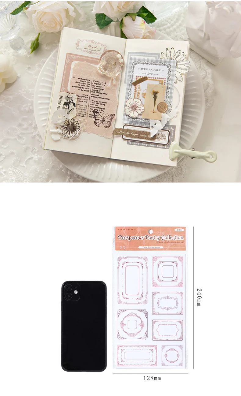 3pcs/1lot Kawaii Stationery Stickers sympathetic response Diary Decorative Mobile Stickers Scrapbooking DIY Craft Stickers