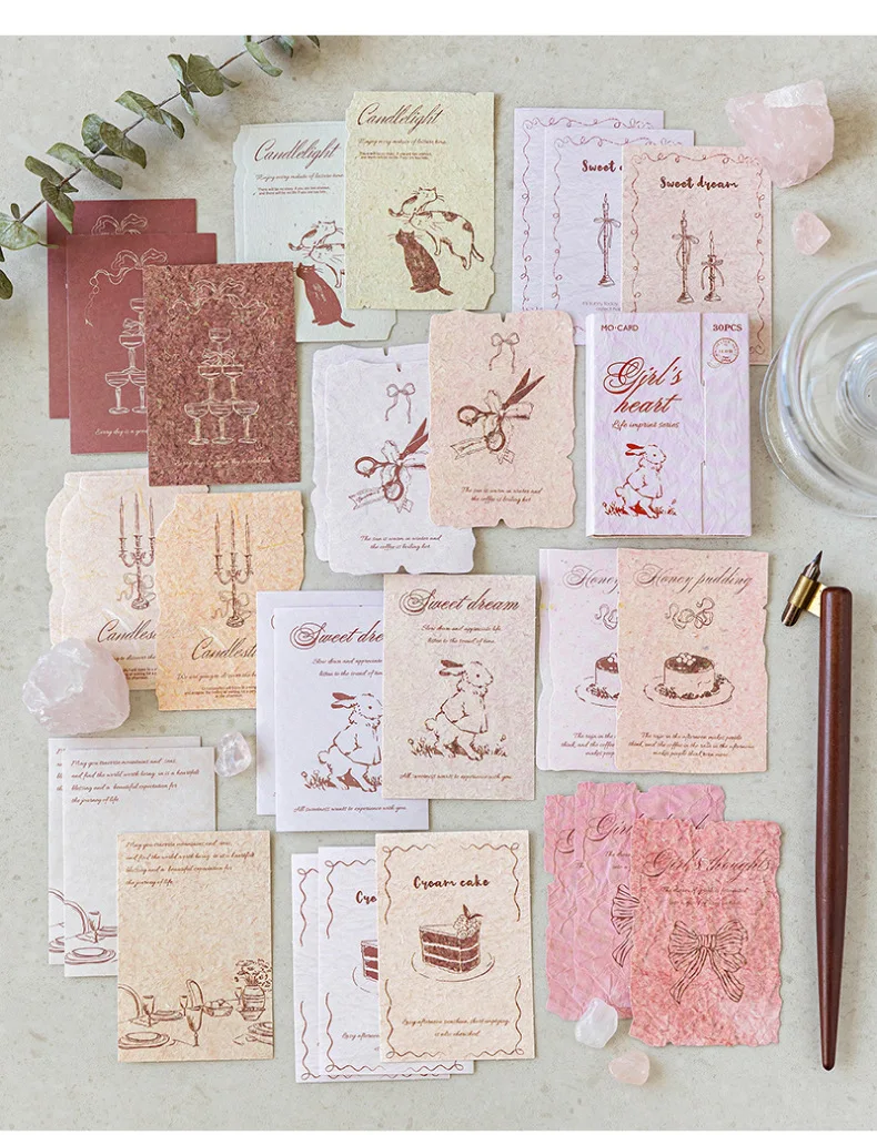 30pcs/1lot kawaii Stationery Sticker  stamp of life junk journal Decorative Scrapbooking DIY Craft Sticker