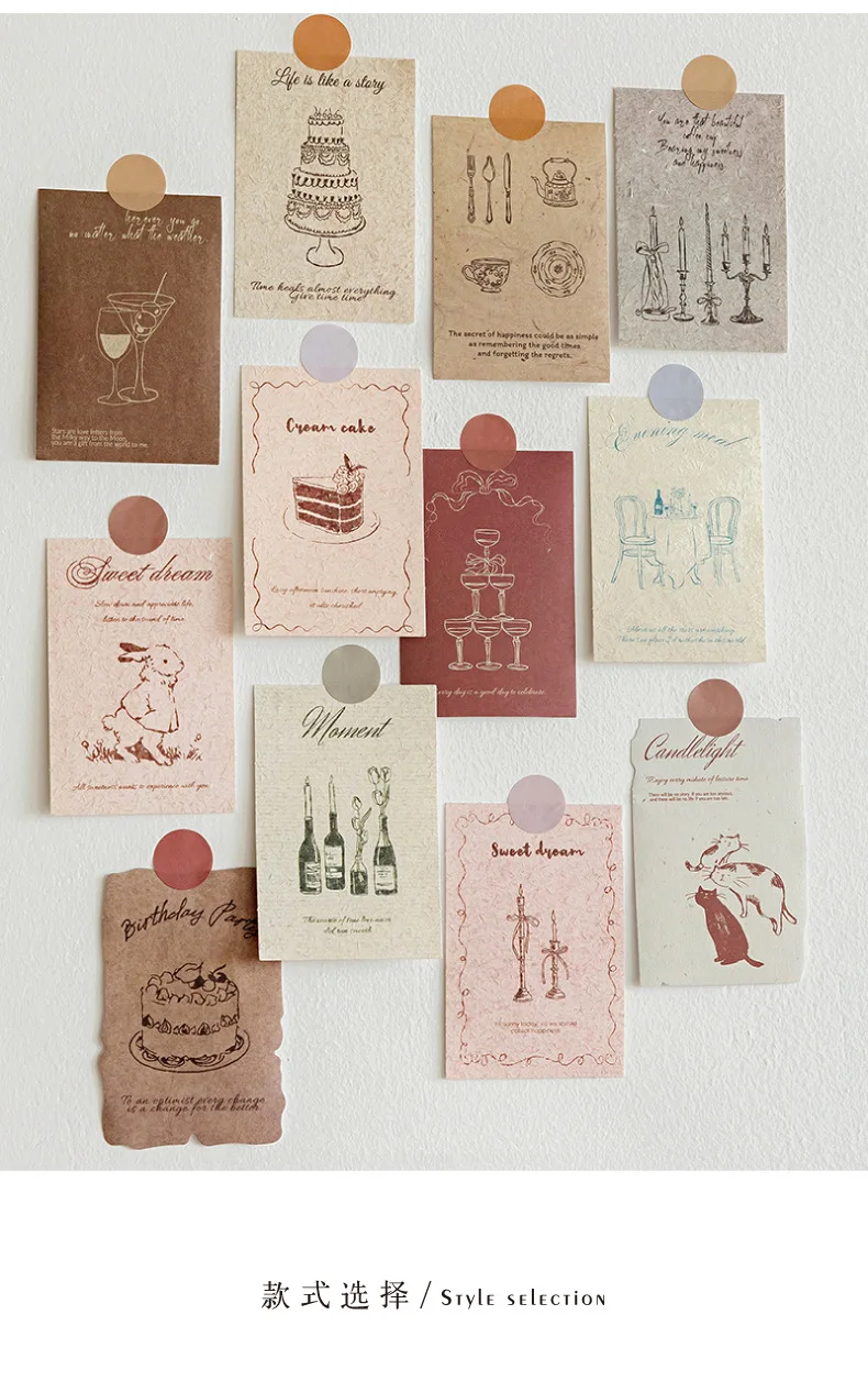 30pcs/1lot kawaii Stationery Sticker  stamp of life junk journal Decorative Scrapbooking DIY Craft Sticker