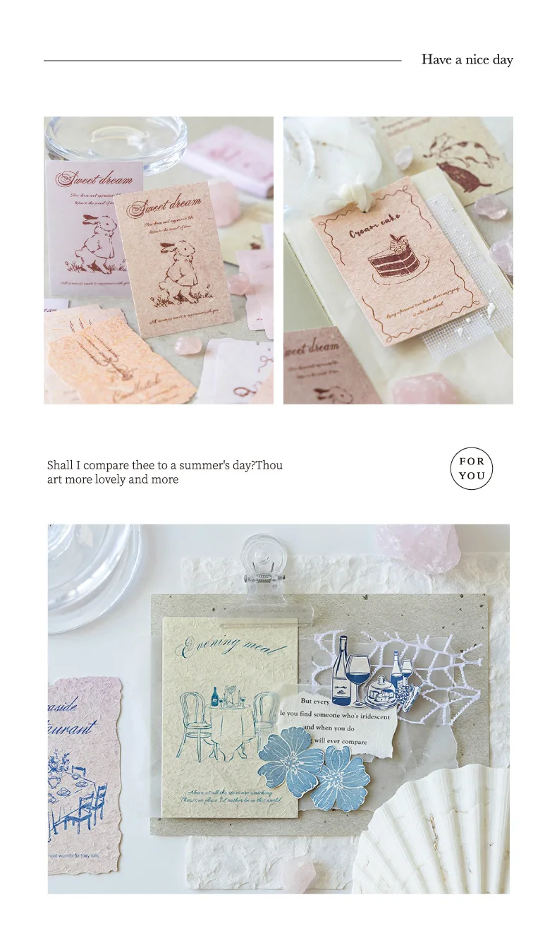 30pcs/1lot kawaii Stationery Sticker  stamp of life junk journal Decorative Scrapbooking DIY Craft Sticker