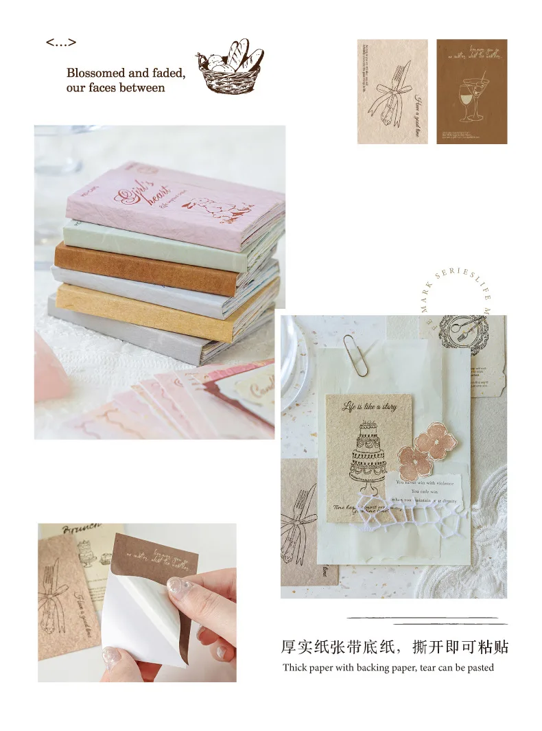 30pcs/1lot kawaii Stationery Sticker  stamp of life junk journal Decorative Scrapbooking DIY Craft Sticker