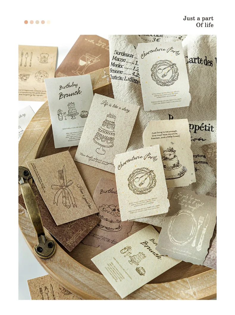 30pcs/1lot kawaii Stationery Sticker  stamp of life junk journal Decorative Scrapbooking DIY Craft Sticker