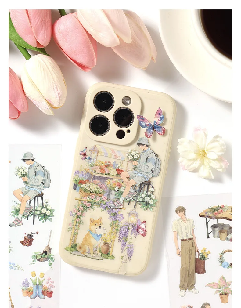 20pcs/1lot kawaii Stationery Sticker Youth Daily junk journal Decorative Scrapbooking DIY Craft Sticker