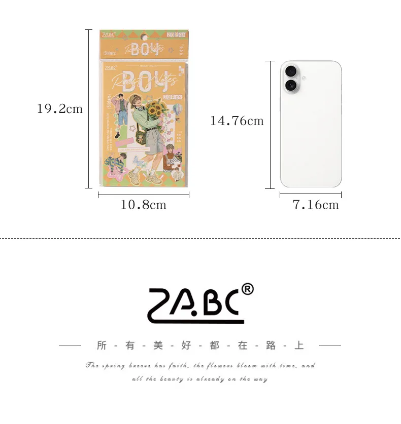 20pcs/1lot kawaii Stationery Sticker Youth Daily junk journal Decorative Scrapbooking DIY Craft Sticker
