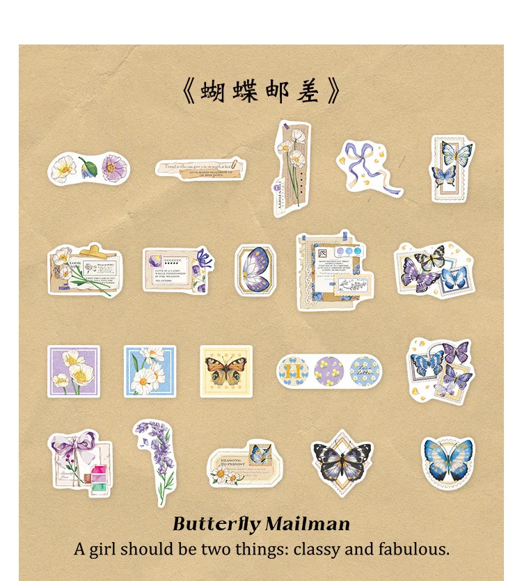 40[pcs/lot Kawaii Stationery Stickers Sweet World Series Diary Planner Decorative Mobile Stickers Scrapbooking DIY Craft