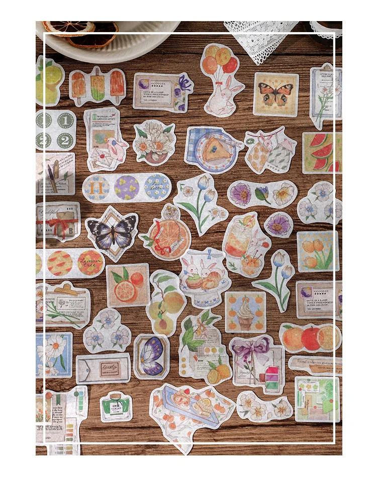 40[pcs/lot Kawaii Stationery Stickers Sweet World Series Diary Planner Decorative Mobile Stickers Scrapbooking DIY Craft