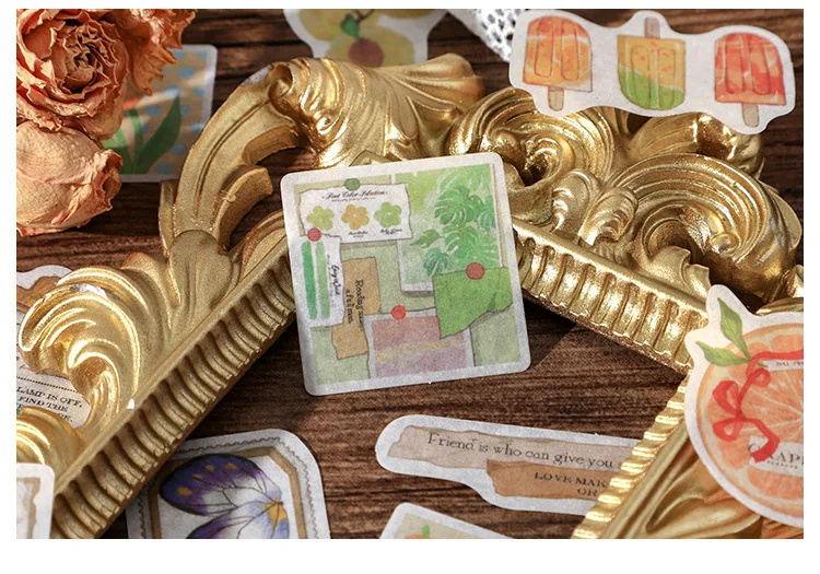 40[pcs/lot Kawaii Stationery Stickers Sweet World Series Diary Planner Decorative Mobile Stickers Scrapbooking DIY Craft