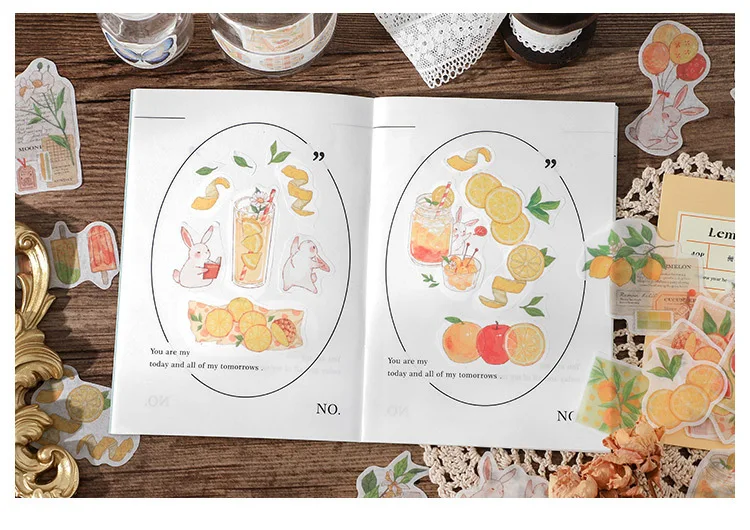 40[pcs/lot Kawaii Stationery Stickers Sweet World Series Diary Planner Decorative Mobile Stickers Scrapbooking DIY Craft