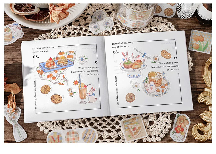40[pcs/lot Kawaii Stationery Stickers Sweet World Series Diary Planner Decorative Mobile Stickers Scrapbooking DIY Craft