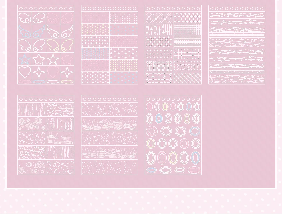 20pcs Vintage Lace Die Cut Sticker Set, Japanese Style Aesthetic Scrapbooking Stickers, Creative Journal Decoration Supplies