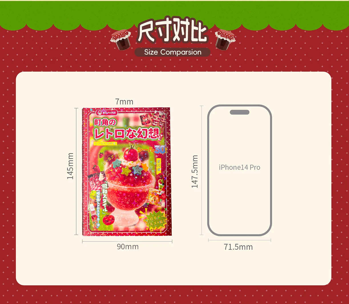 TIANZI Dessert Theme Die-Cut Stickers Book 20/30 Sheets DIY Decorative Scrapbook Phone Case Collage Aesthetic Stationery