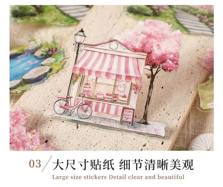 20pcs Kawaii Stationery Stickers Four Seasons Chord Song DIY Craft Scrapbooking Album Junk Journal Happy Planner Diary