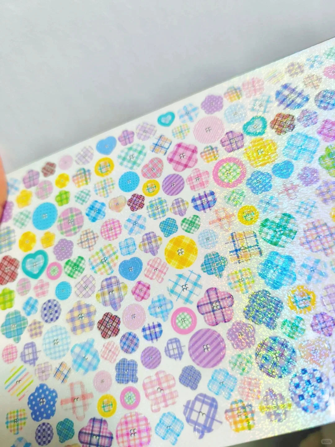 Utalo Huge 6000+ Sticker Set! Glitter, Fashion & Cute, Holo Accents for K-Pop, Journaling, Laptop. 20 Sheets 12x17cm