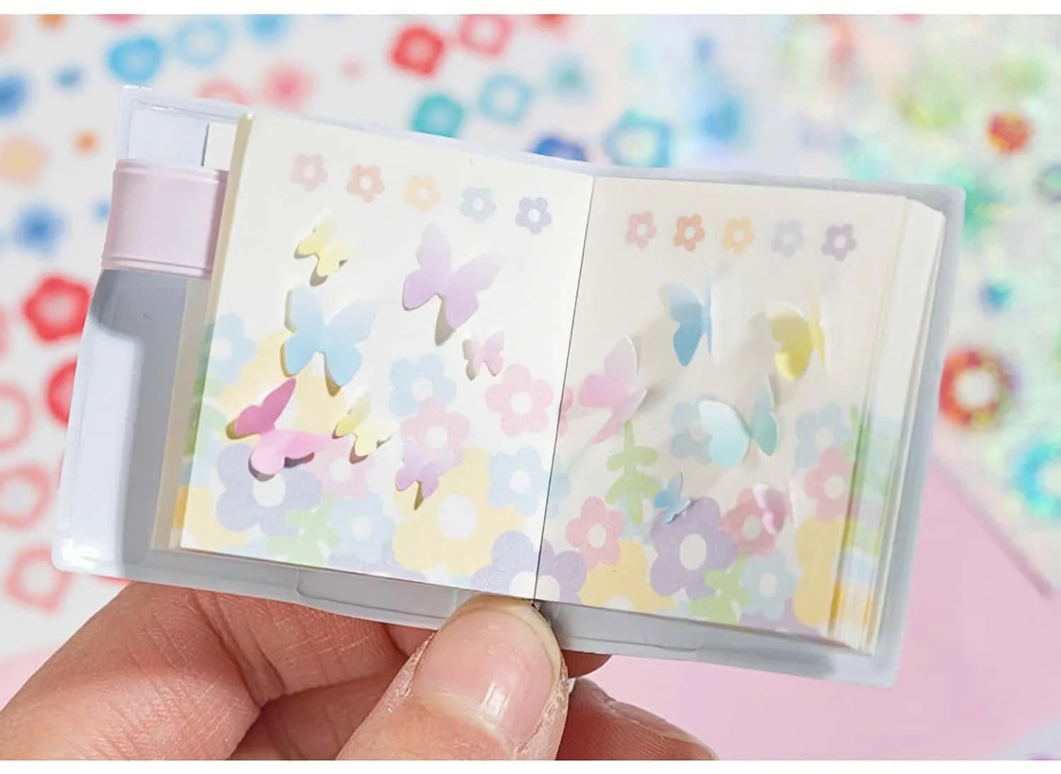 Utalo Huge 6000+ Sticker Set! Glitter, Fashion & Cute, Holo Accents for K-Pop, Journaling, Laptop. 20 Sheets 12x17cm