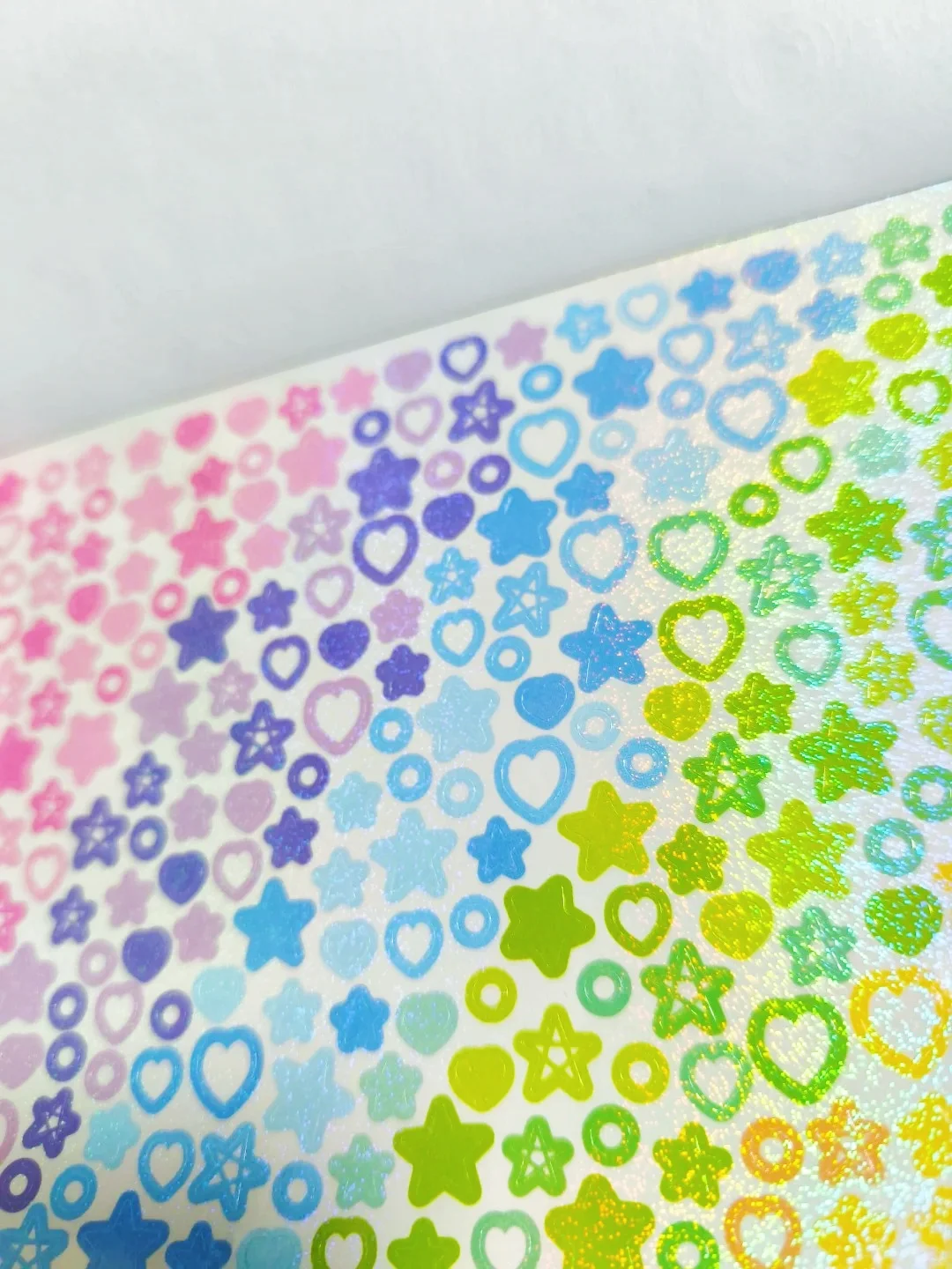 Utalo Huge 6000+ Sticker Set! Glitter, Fashion & Cute, Holo Accents for K-Pop, Journaling, Laptop. 20 Sheets 12x17cm