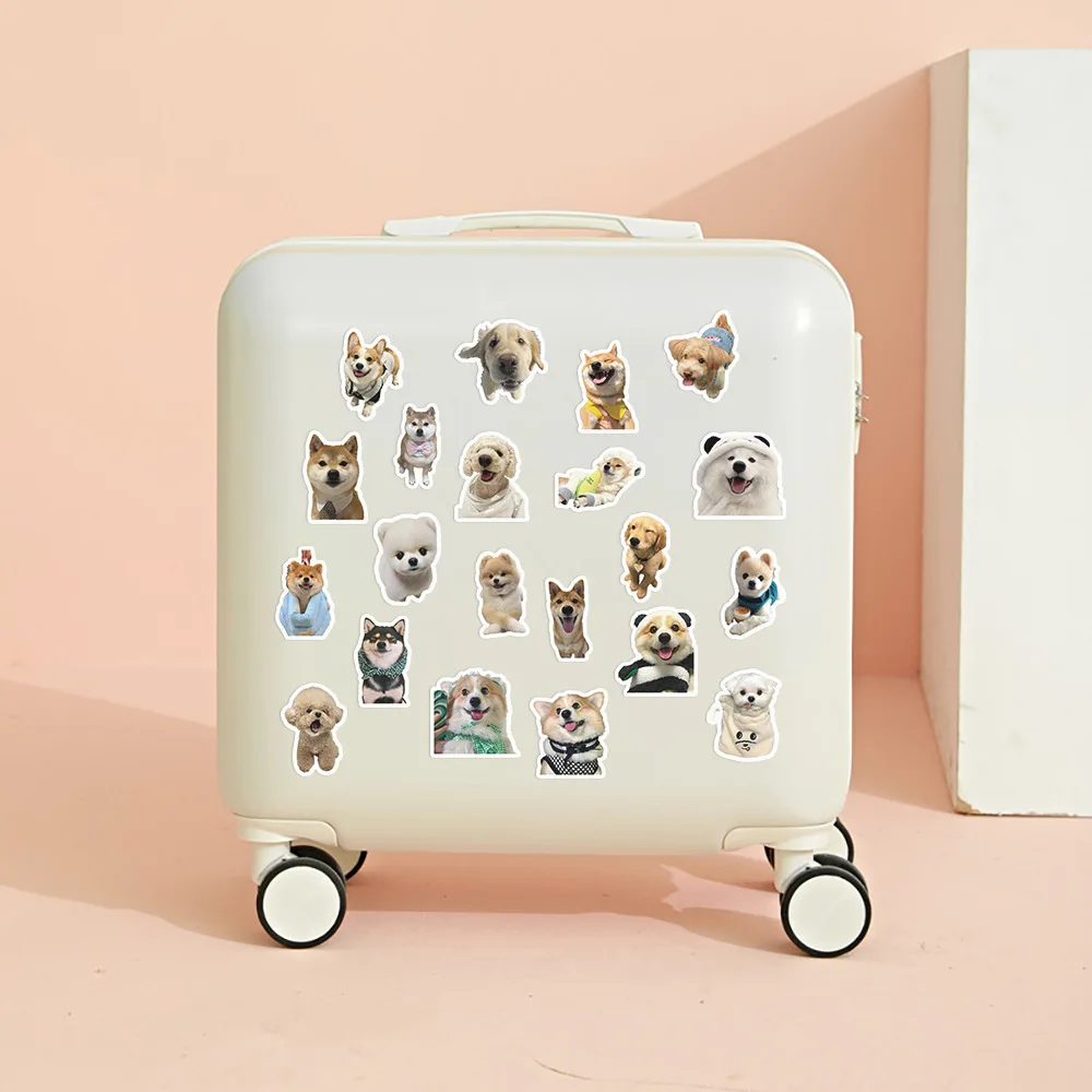 100Pcs Funny Fashion Dog Stickers Cartoon Cute Decals Toy Guitar Phone Bicycle Laptop Notebook Luggage Car Graffiti Kids Sticker