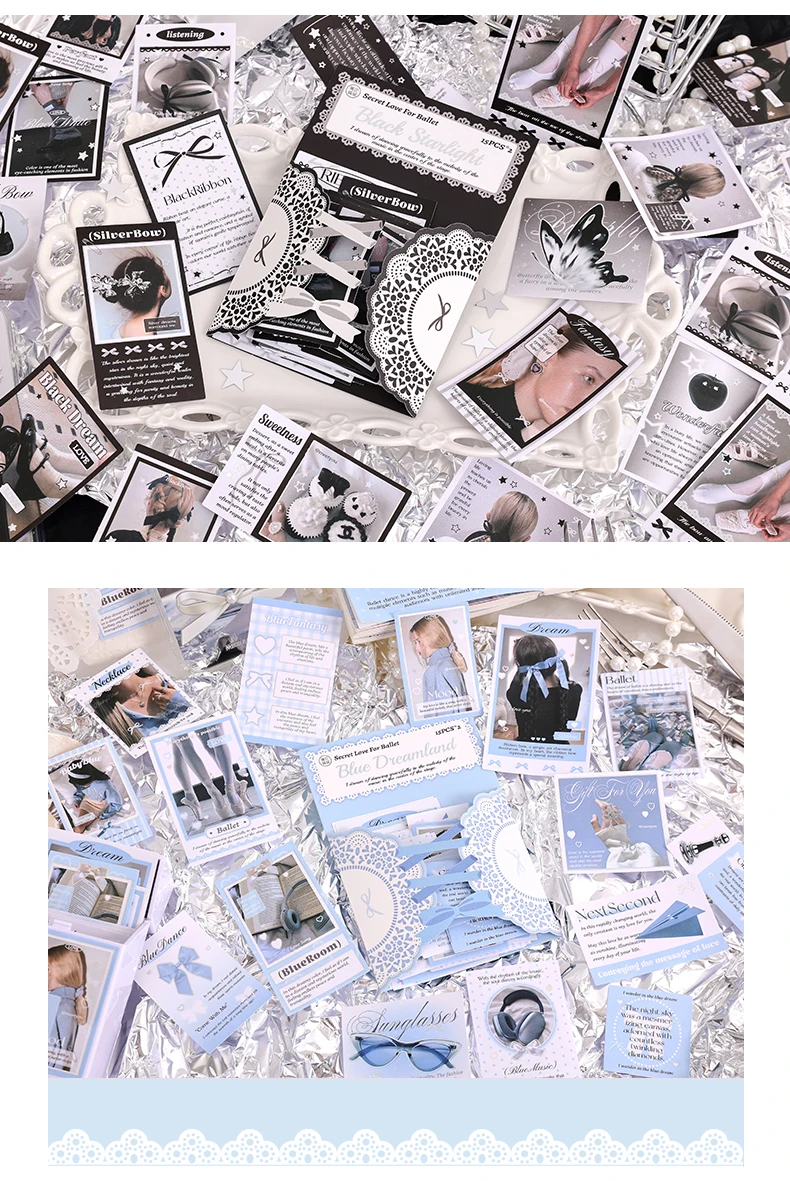 30pcs Kawaii Ins Sweet Girl Handbook Decorative Sticker Pack DIY Diary Handmade Scrapbook Material Stickers