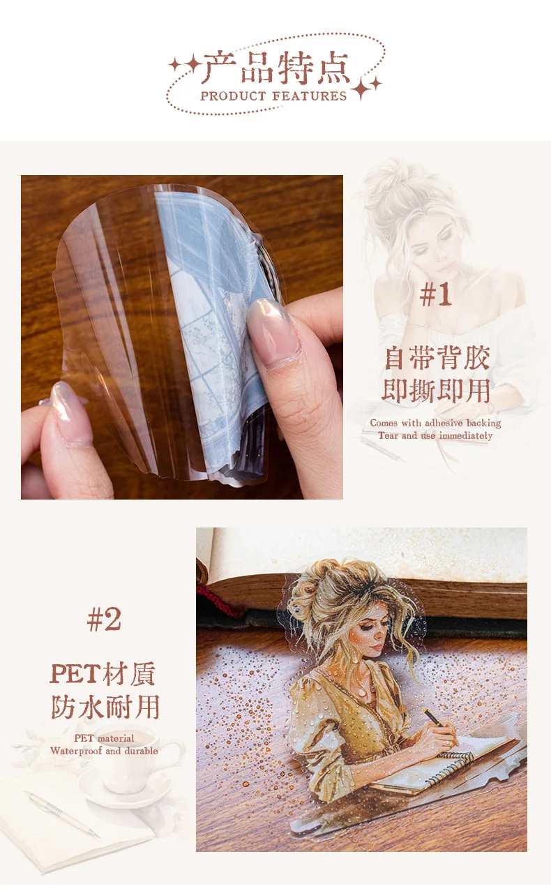20pcs/lot Kawaii Stationery Stickers Planner's day-to-day DIY Junk Journal Paper stickers Planner Decorative Mobile stickers
