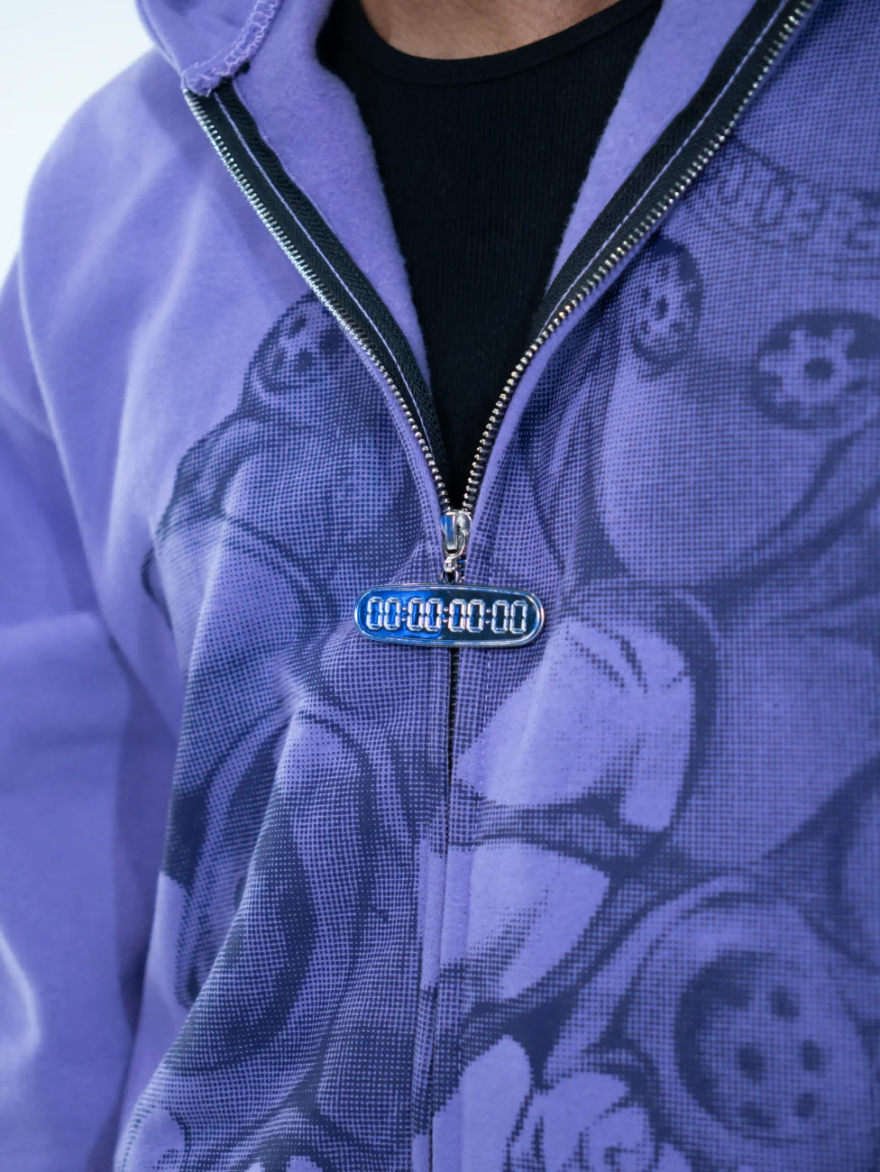 Harajuku Jojo Bizarre Adventure Hoodies Women Moody Blues Zip-Up Anime Hoodie Hip Hop Couples Y2k Street Sweatshirt Men Clothing