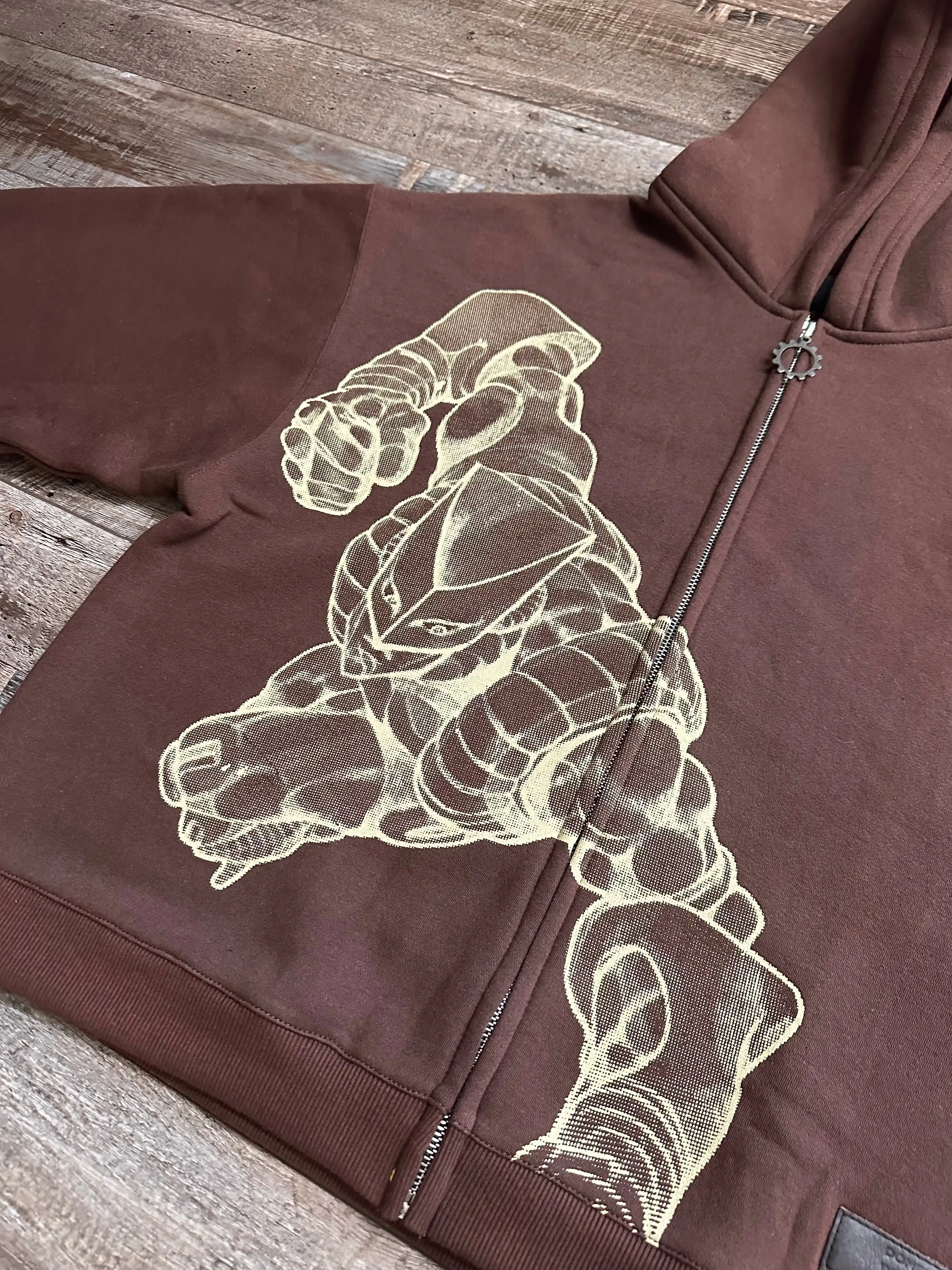 Harajuku Jojo Bizarre Adventure Hoodies Women Moody Blues Zip-Up Anime Hoodie Hip Hop Couples Y2k Street Sweatshirt Men Clothing