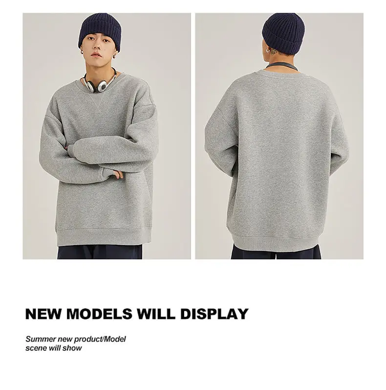 American Sle Fce Lined Hoodie Men's Casual Winter Sweatirt Trendy Brand New 2025 Comfortable Cotton Long Sve T-irt
