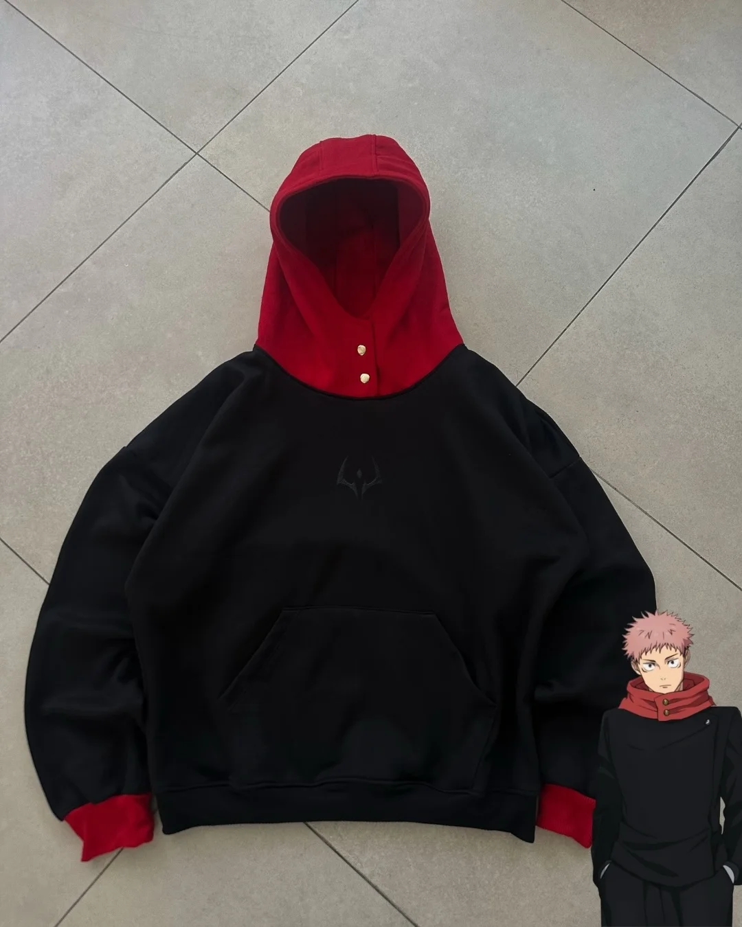 Y2k Jujutsu Kaisen Hoodies Women Harajuku Red Hoodie Streetwear Pullover Hip Hop Sweatshirt Anime Men Clothing