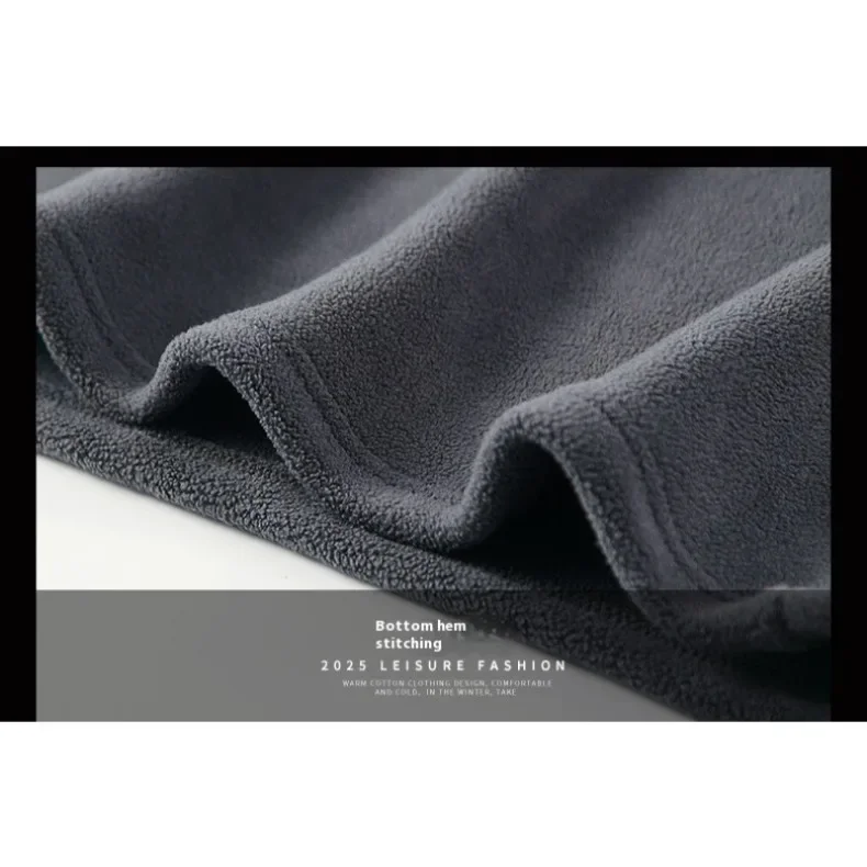 CHUJIE Men's Autumn Winter Thick Warm Polar Fleece Sweatshirt Stand up Collar Half Zip Casual Base Layer Long Sleeve Fleece Top