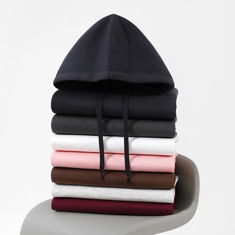 Custom Hoodie Sweatshirt 56% Cotton Blend 400gsm Heavyweight Thick Warm Fleece Winter Print Logo Text Photo Design Men Women