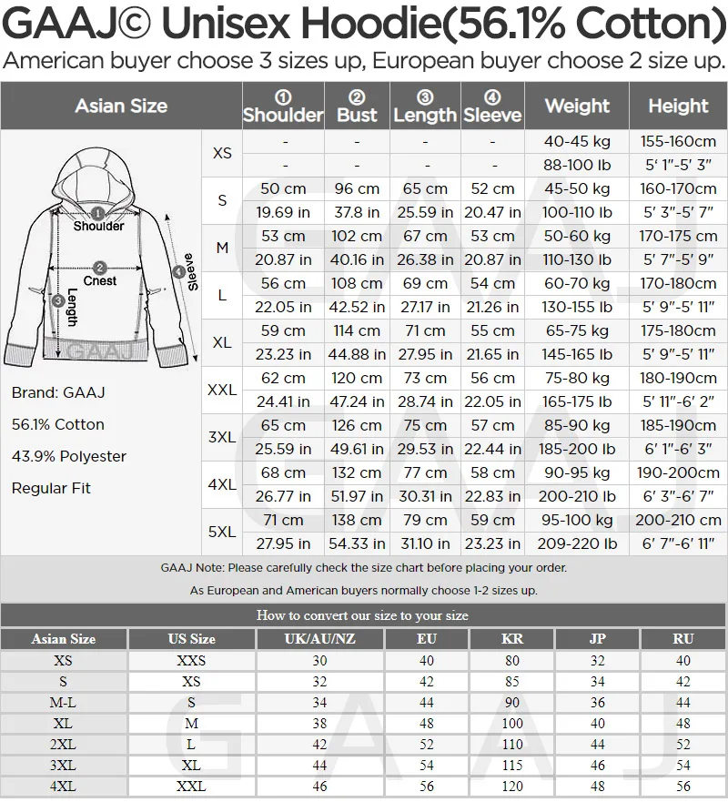 Custom Hoodie Sweatshirt 56% Cotton Blend 400gsm Heavyweight Thick Warm Fleece Winter Print Logo Text Photo Design Men Women
