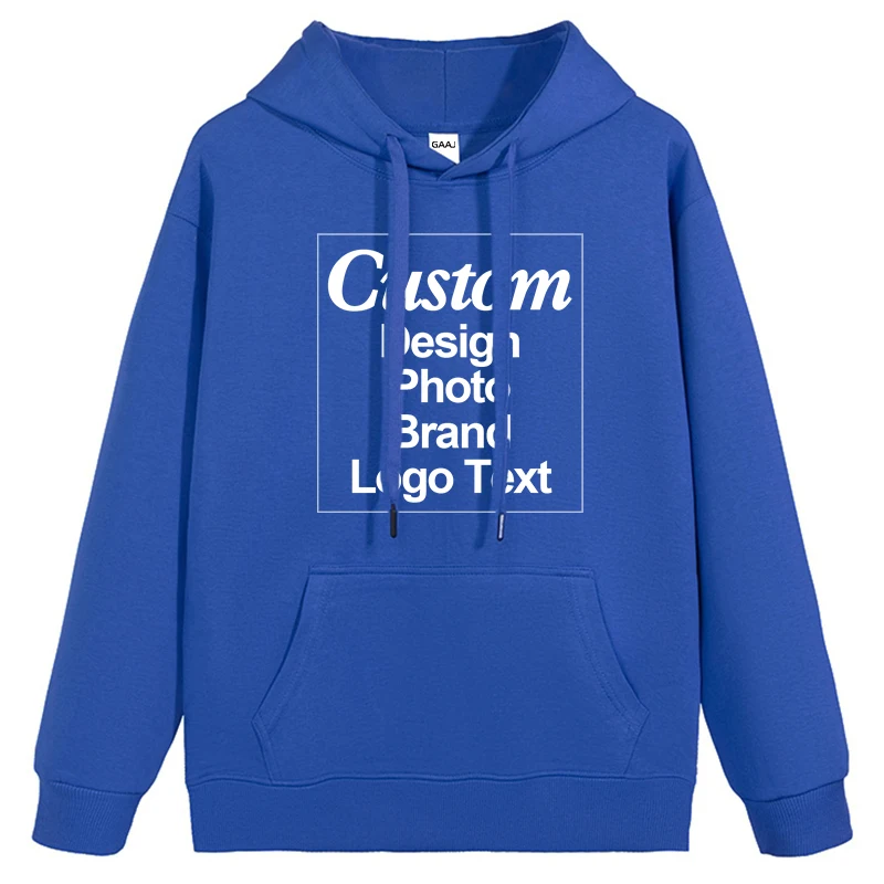Custom Hoodie Sweatshirt 56% Cotton Blend 400gsm Heavyweight Thick Warm Fleece Winter Print Logo Text Photo Design Men Women