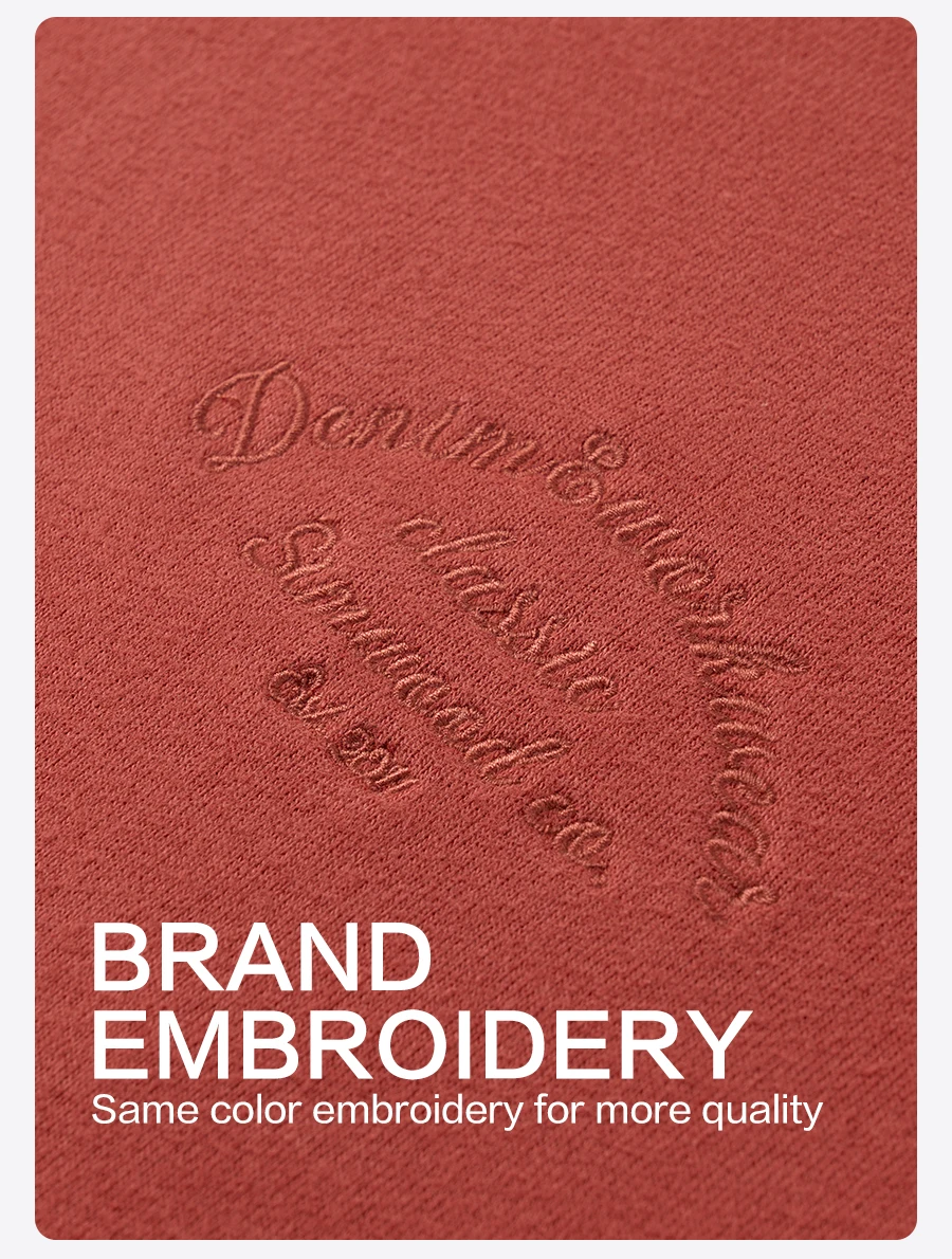 SIMWOOD Autumn Winter Ultra-Soft Men's Hoodie Heavyweight 400gsm Brushed Interior Carbon Peached Pullover with Letter Embroidery