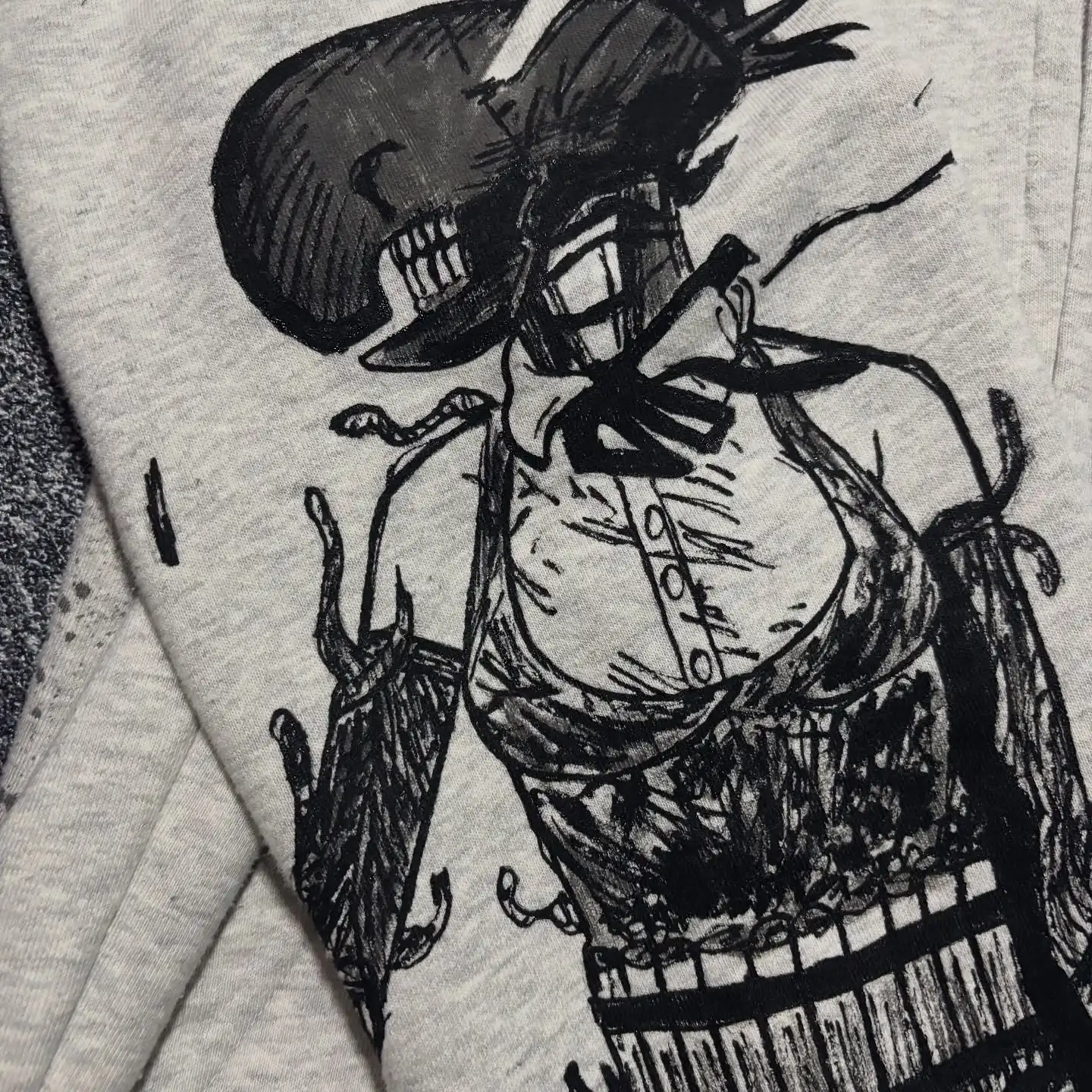 DENJIxREZE hoodies grey y2k chainsawman pullover streetwear top harajuku oversized sweatshirt zipper hoodie women men clothes
