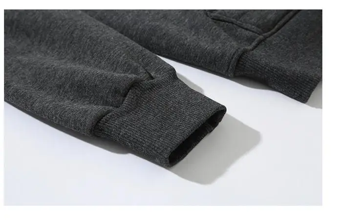 2026 New Autumn Winter Jacket Men Hoodie Velvet Thick Pure Cotton Solid Color Warm And Soft Ladies Zipper Coat Casual Sweatshirt