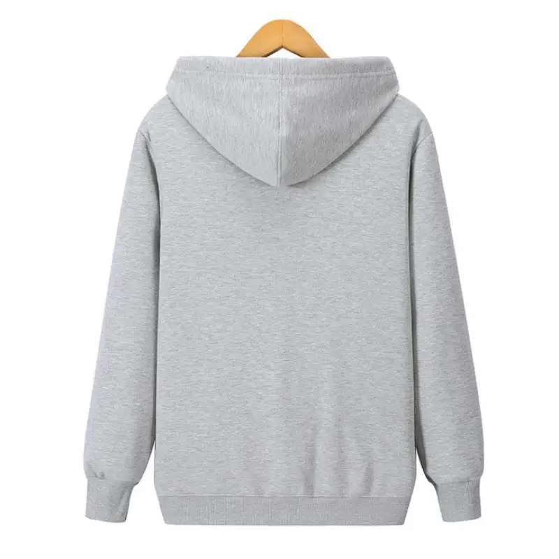 2026 New Autumn Winter Jacket Men Hoodie Velvet Thick Pure Cotton Solid Color Warm And Soft Ladies Zipper Coat Casual Sweatshirt