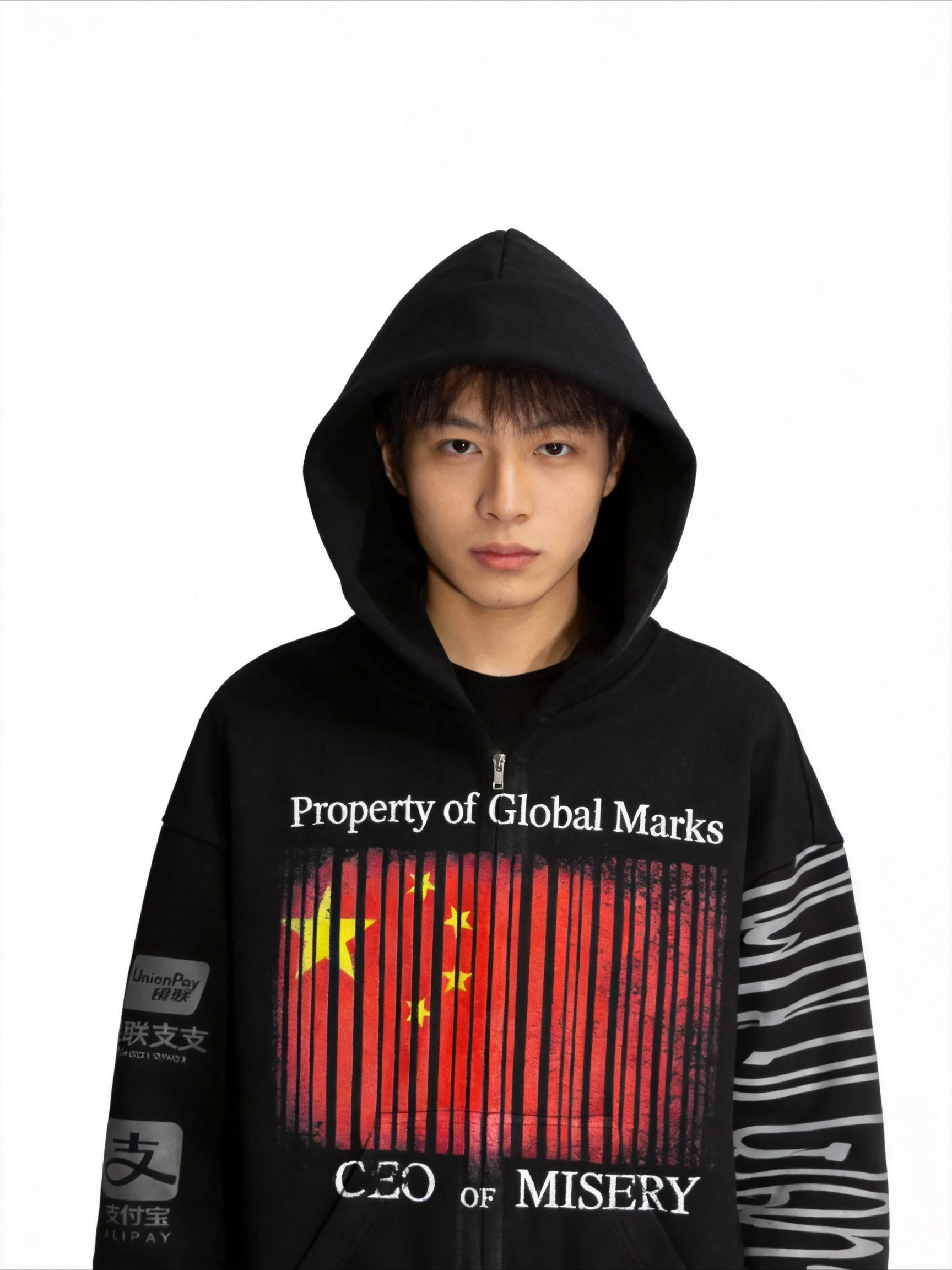 Hip Hop Grunge Chinatown Hoodies Women Streetwear Sweatshirt Tops Harajuku Casual Goth Oversized Hoodie Men Clothing Y2k Clothes