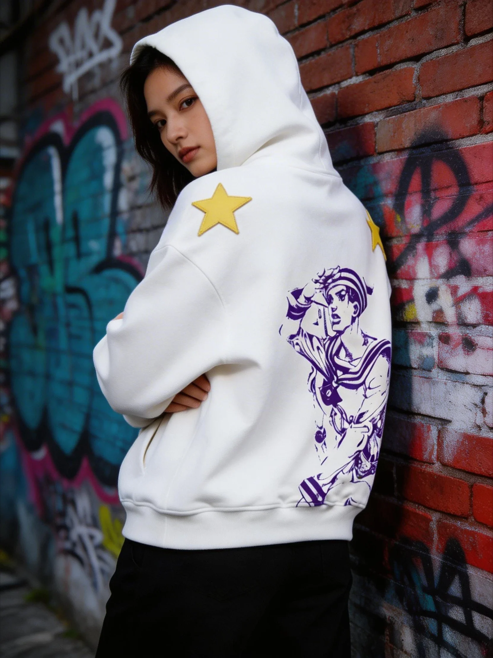 Jojo Bizarre Adventure Hoodies Women Steel Zip Anime Hoodie Harajuku Streetwear Pullover Sweatshirt Y2k Anime Men Clothing