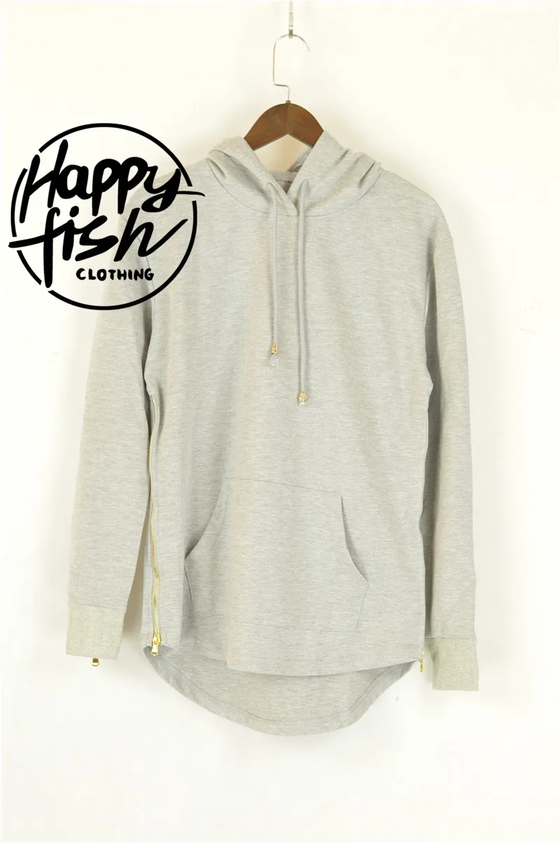 2026 Brand New Mens Hoodies Sweatshirts Streetwear Hip Hop Long Zipper Sweatshirt Cut Extended Men Hoody Sweatshirts For Male