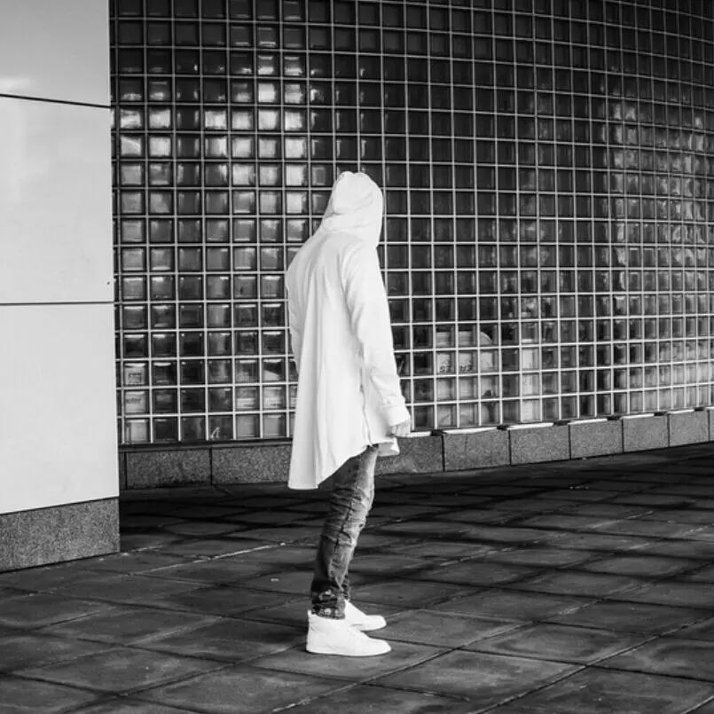 2026 Brand New Mens Hoodies Sweatshirts Streetwear Hip Hop Long Zipper Sweatshirt Cut Extended Men Hoody Sweatshirts For Male