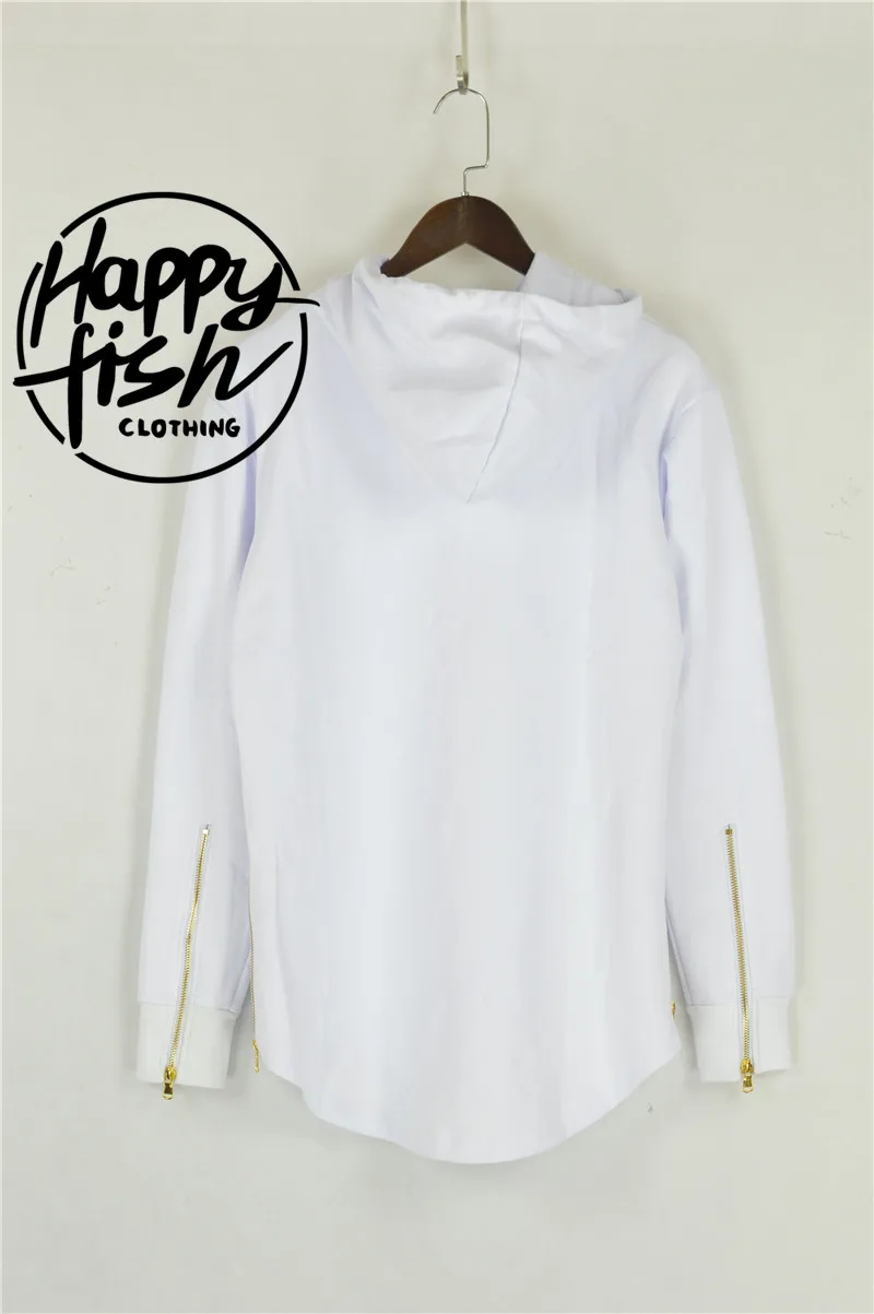 2026 Brand New Mens Hoodies Sweatshirts Streetwear Hip Hop Long Zipper Sweatshirt Cut Extended Men Hoody Sweatshirts For Male