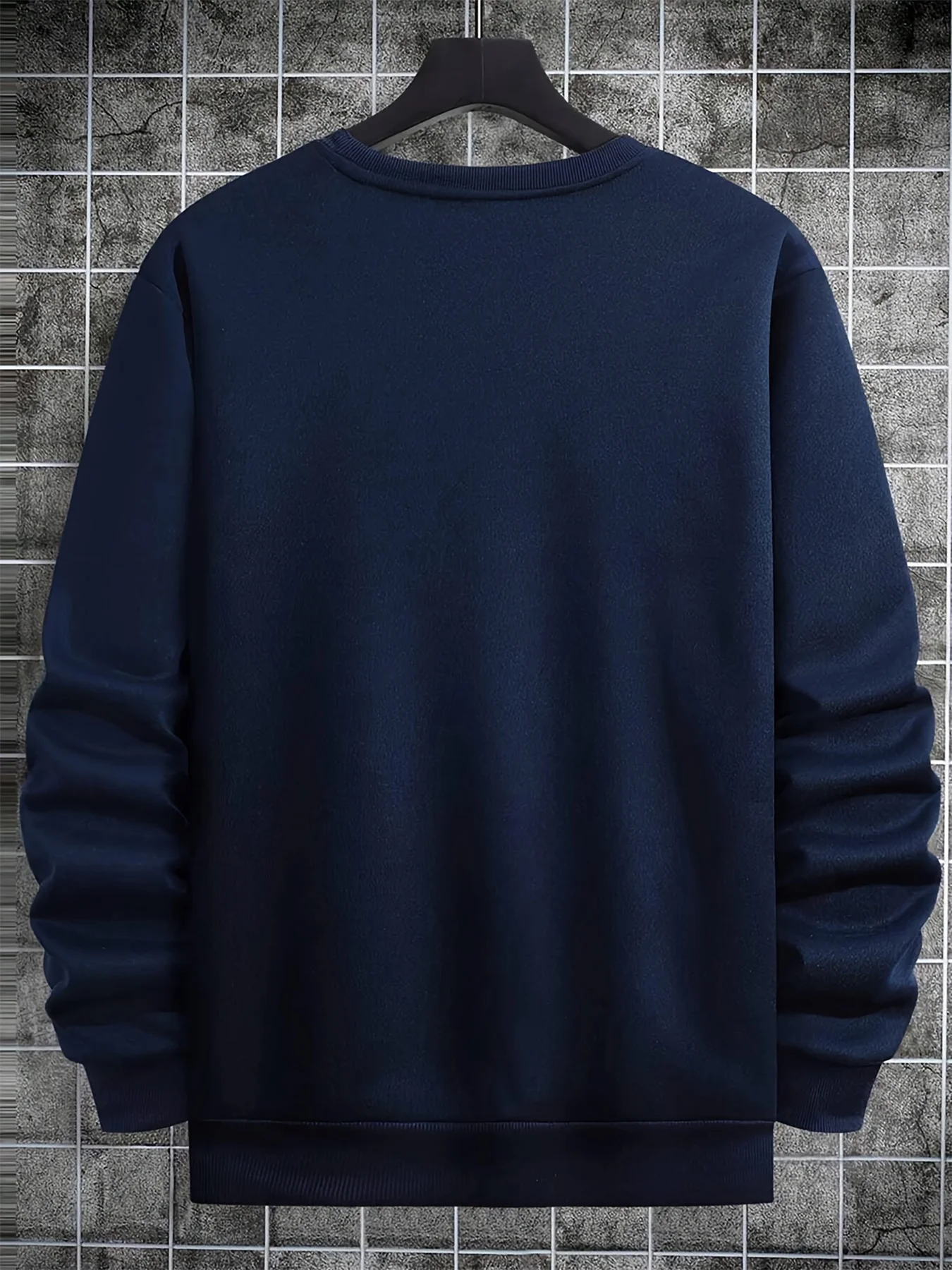 Men's Autumn and Winter Fashionable Casual Loose California Los Angeles Letter Printed Long Sleeved Round Neck Sweatshirt