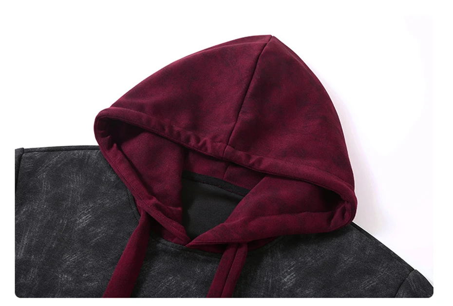 Vintage Tie-dye Hoodie Men 10XL Plus Size Hoodie Spring Autumn Hooded Color Block Hoodies Male Big Size 10XL