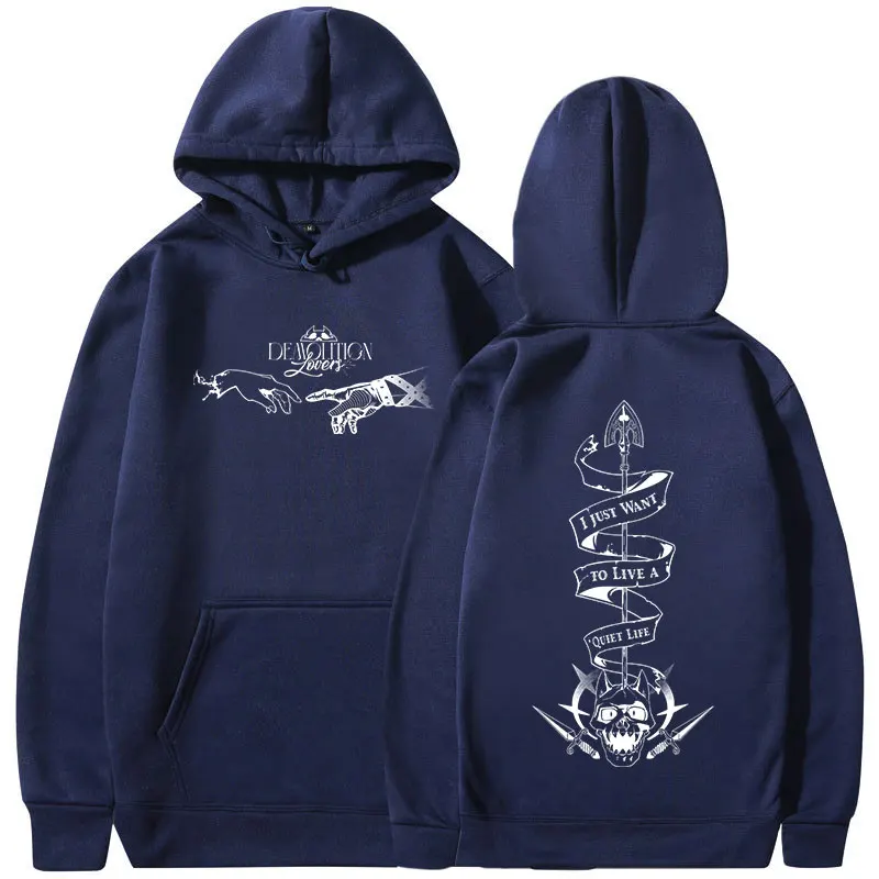 Anime Jojo Bizarre Adventure Hoodies Killer Queen Manga Graphic Hooded Sweatshirt Men Women Casual Long Sleeves Fleece Pullovers