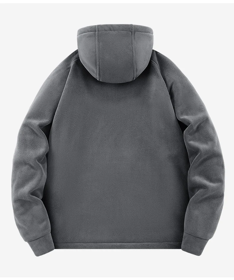 Hoodies Sweatshirt Mens Size M-4XL 5XL Autumn Winter New Polar Fleece Solid Color Hoodied Men's Youth Casual Sweatshirts 2518