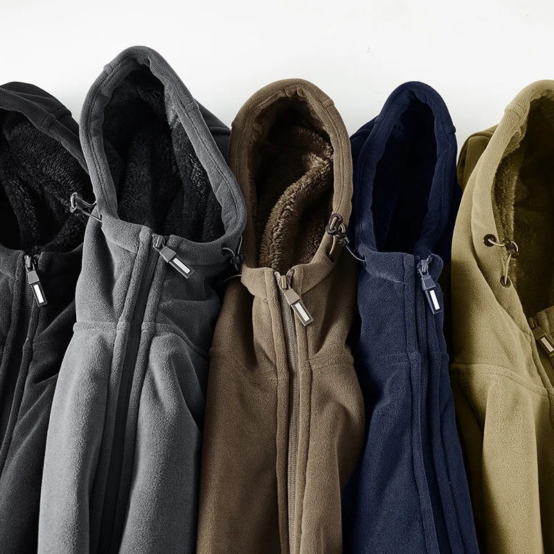 Hoodies Sweatshirt Mens Size M-4XL 5XL Autumn Winter New Polar Fleece Solid Color Hoodied Men's Youth Casual Sweatshirts 2518