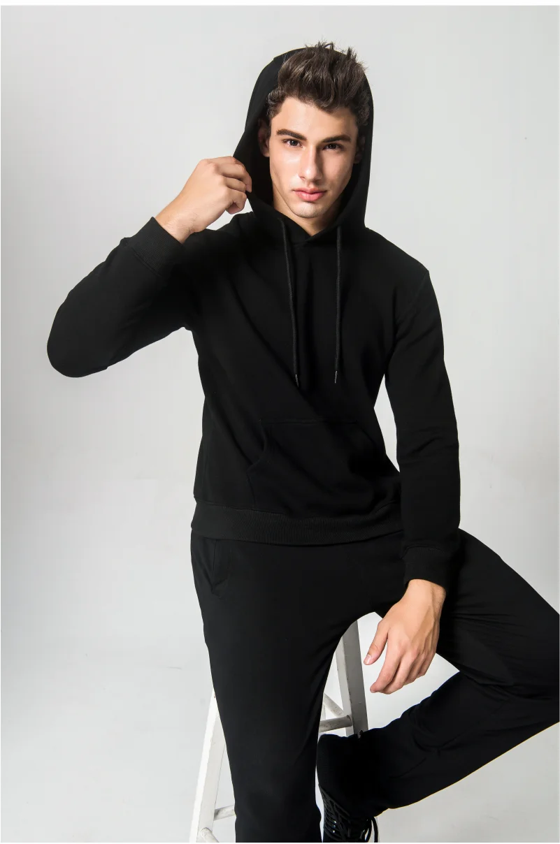 YOTEE Sweatshirt Logo Custom Embroidery/Printing Pure Cotton Company Brand Logo Men's And Women's Hoodies Wholesale