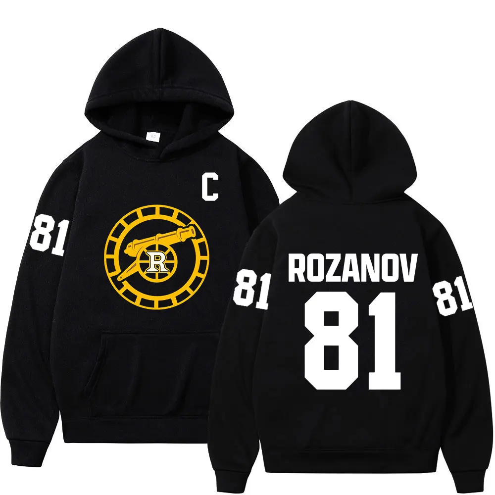 Heated Rivalry Ilya Rozanov 81 Boston Raiders Hoodies Men Women Hip Hop Fashion Sweatshirts Casual Loose Long Sleeves Pullovers