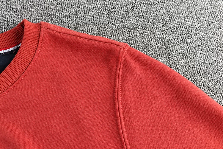 Autumn New American Retro Long Sleeve O-neck Motorcycle Printed Sweatshirts Men's Fashion Washed Terry Pullover Casual Sportwear