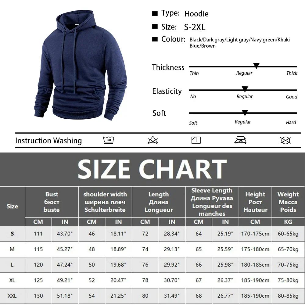 Autumn Men's Thicken Hoodies Running Sweatshirts Casual Loose Hoodie Pullovers Harajuku Long Sleeve Hoody Unisex