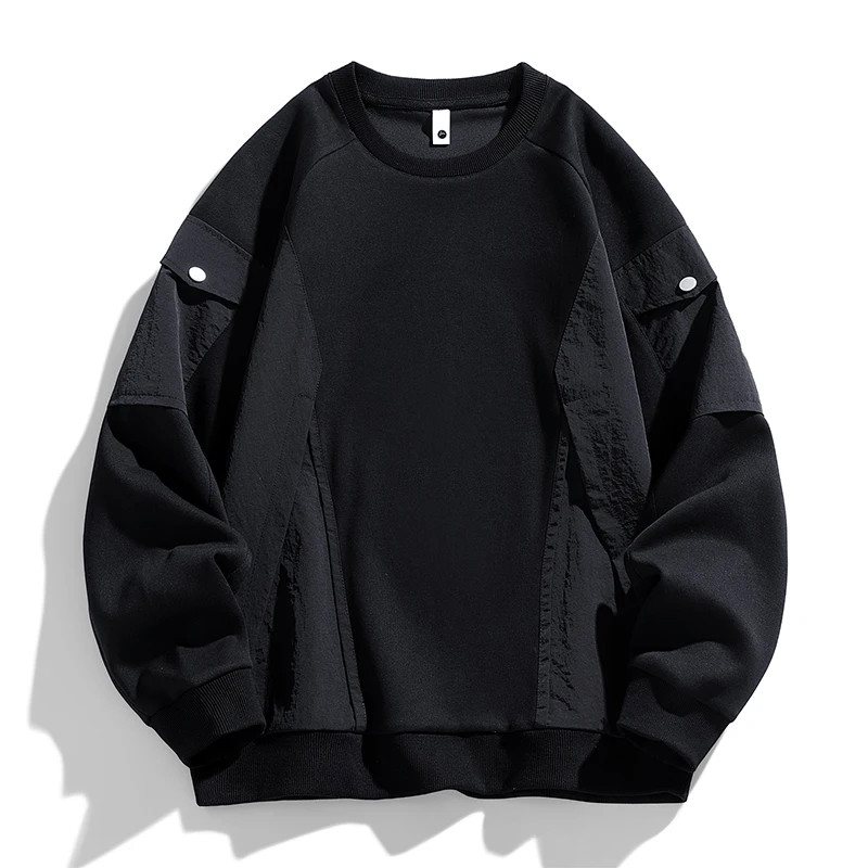 Men Sweatshirts Hoodie Pocket Oversized 6XL 7XL 8XL Plus Size Long Sleeve Break Tops Jogging Streetwear Fashion High Quality