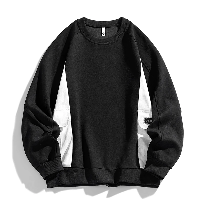 Men Sweatshirts Hoodie Pocket Oversized 6XL 7XL 8XL Plus Size Long Sleeve Break Tops Jogging Streetwear Fashion High Quality